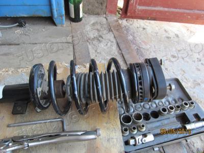 стойка с проставкой 2см и новыми болтами