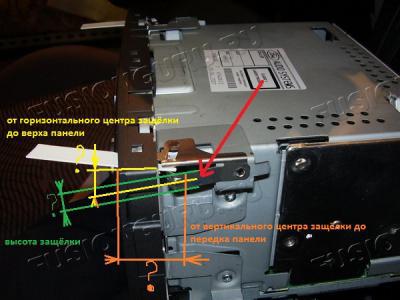 автомагнтола cd_6000 с заданием размеров