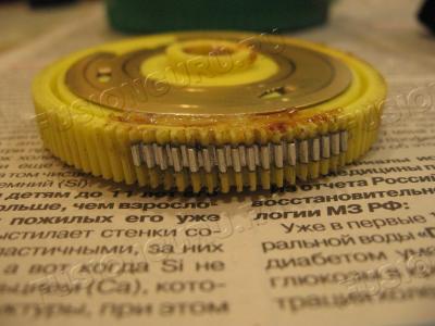 Вставка дюраль, проточка ножовкой по металлу