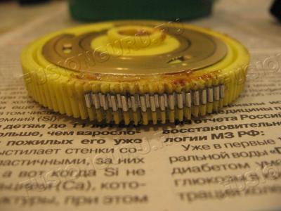 Вставка дюраль, проточка ножовкой по металлу