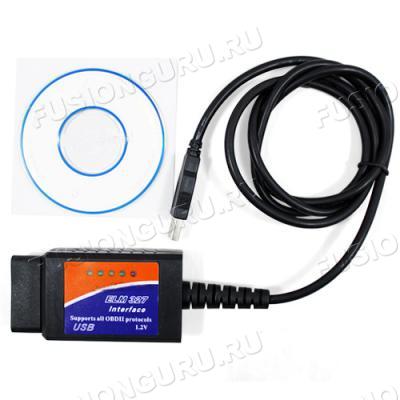 ELM327 USB пластик