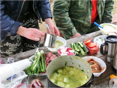 Раздача супа при отсутствии половника