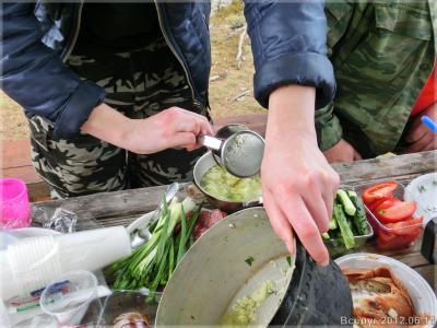 Раздача супа при отсутствии половника