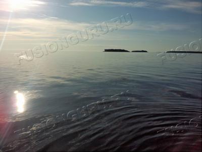 без улова зато с приятными воспоминаниями собираемся плыть к берегу